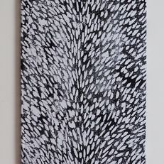 Impression, 50x70cm, Woodprint on canvas